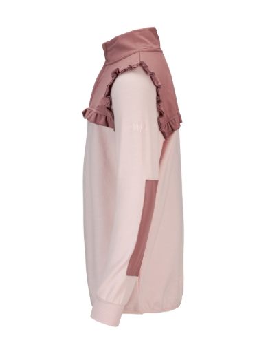 Bilde av WoolLand Moelv sweater brushed fleece RoseSmoke